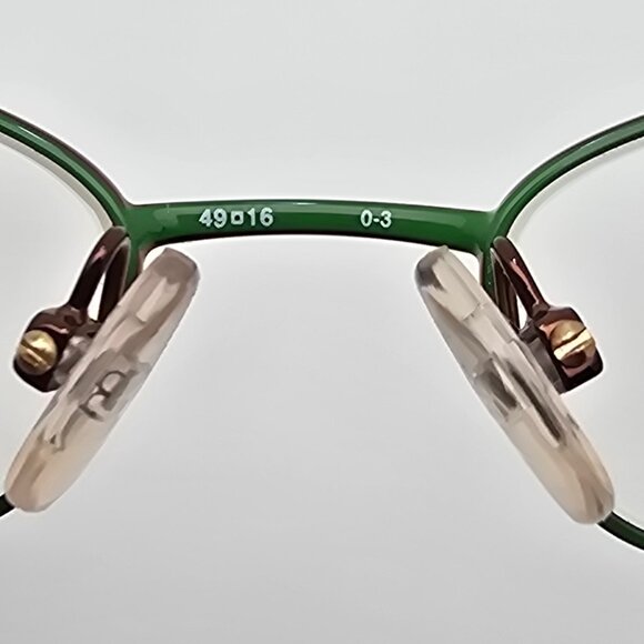Banana Republic Kaitlin 0JDE Brown on Green Petite Eyeglasses Frame w/ Flexhinge - Picture 10 of 16